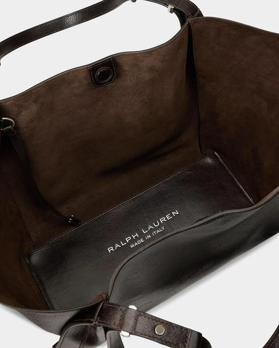 Ralph Lauren Collection RL 888 Distressed Leather Tote | Thumbnail 4