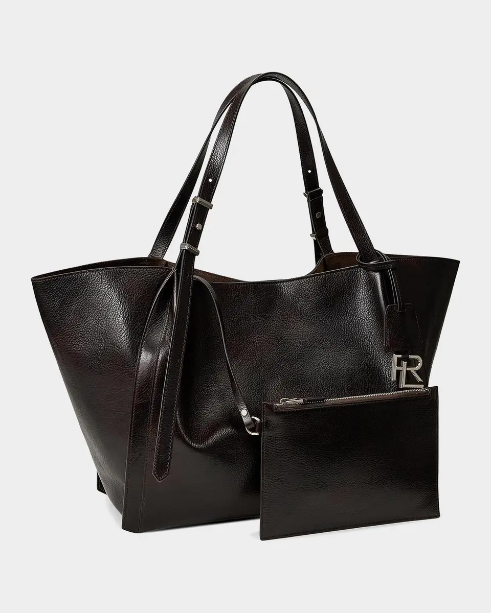 Ralph Lauren Collection RL 888 Distressed Leather Tote | Thumbnail 6