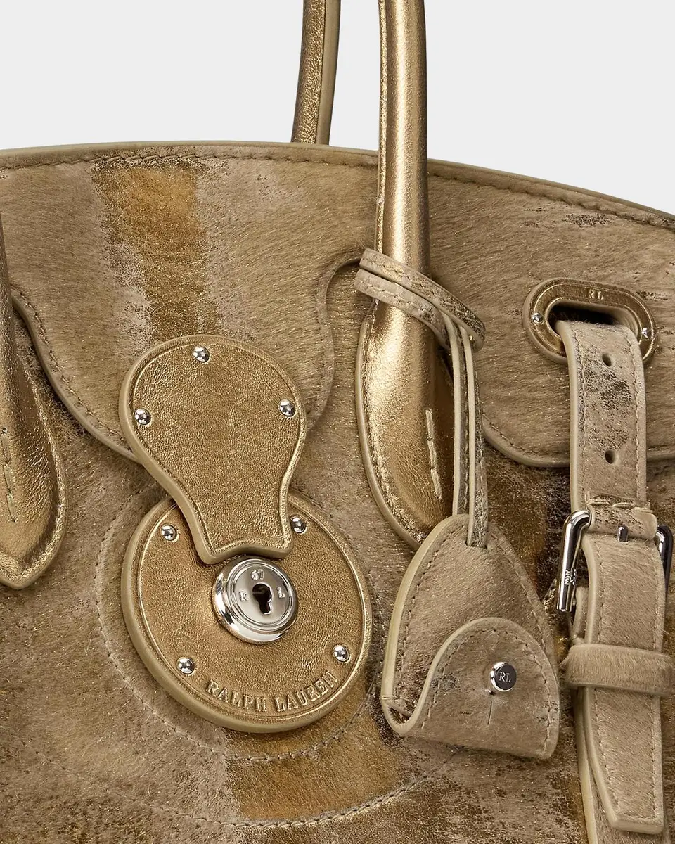 Ralph Lauren Collection Extra-Soft Ricky 33 Foiled Haircalf Bag | Thumbnail 6 Ralph Lauren Collection Extra-Soft Ricky 33 Foiled Haircalf Bag | Thumbnail 6