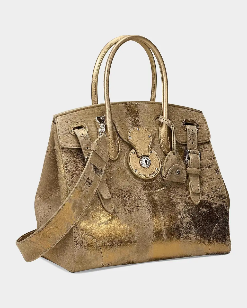 Ralph Lauren Collection Extra-Soft Ricky 33 Foiled Haircalf Bag | Thumbnail 8 Ralph Lauren Collection Extra-Soft Ricky 33 Foiled Haircalf Bag | Thumbnail 8