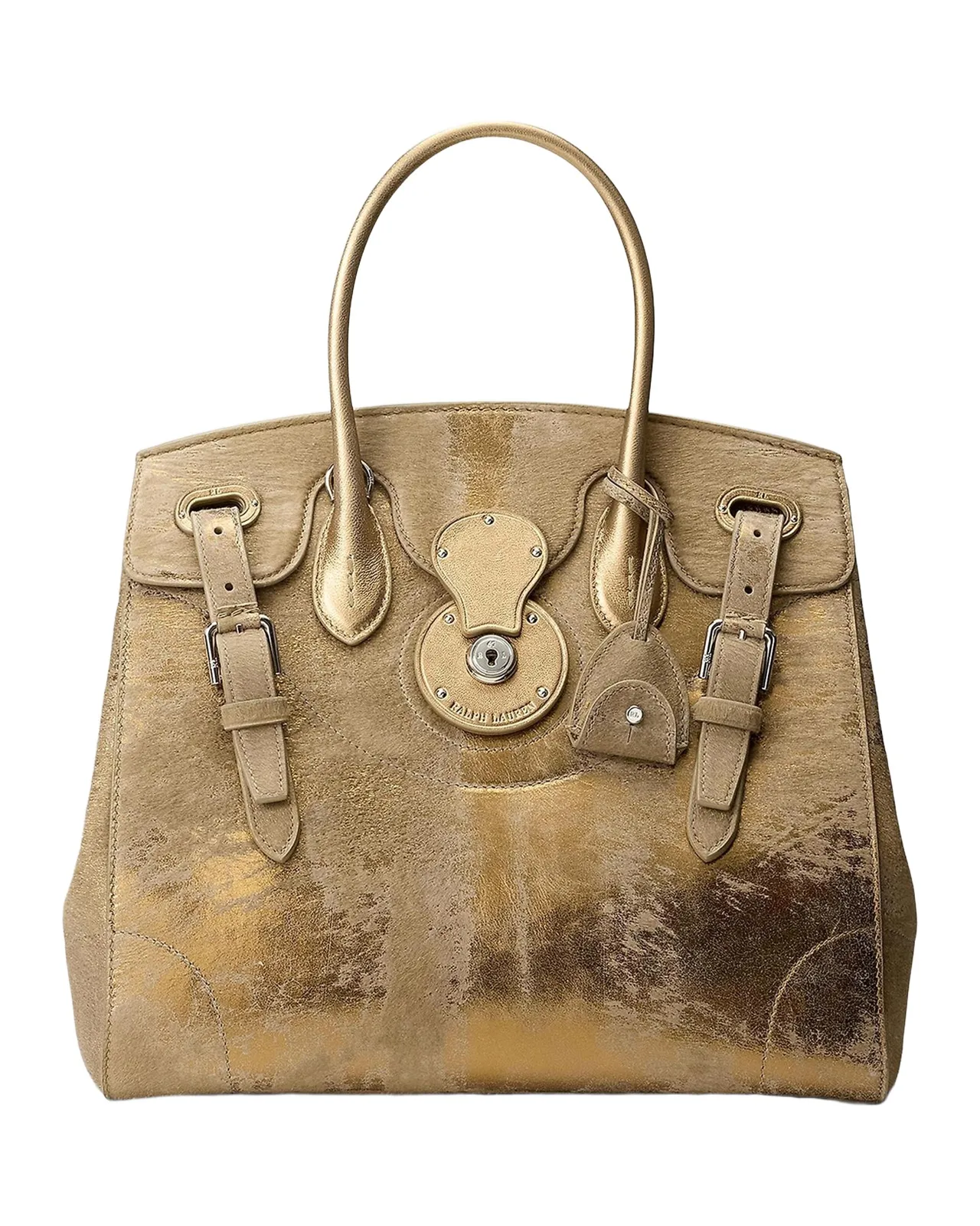 Ralph Lauren Collection Extra-Soft Ricky 33 Foiled Haircalf Bag