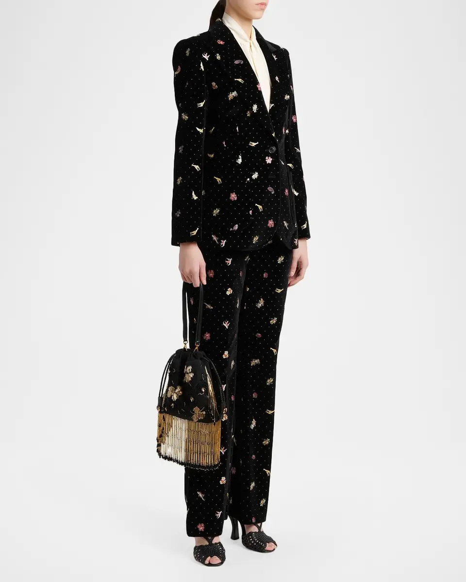 Etro Kalispera Small Beaded Suede Shoulder Bag | Thumbnail 5 Etro Kalispera Small Beaded Suede Shoulder Bag | Thumbnail 5