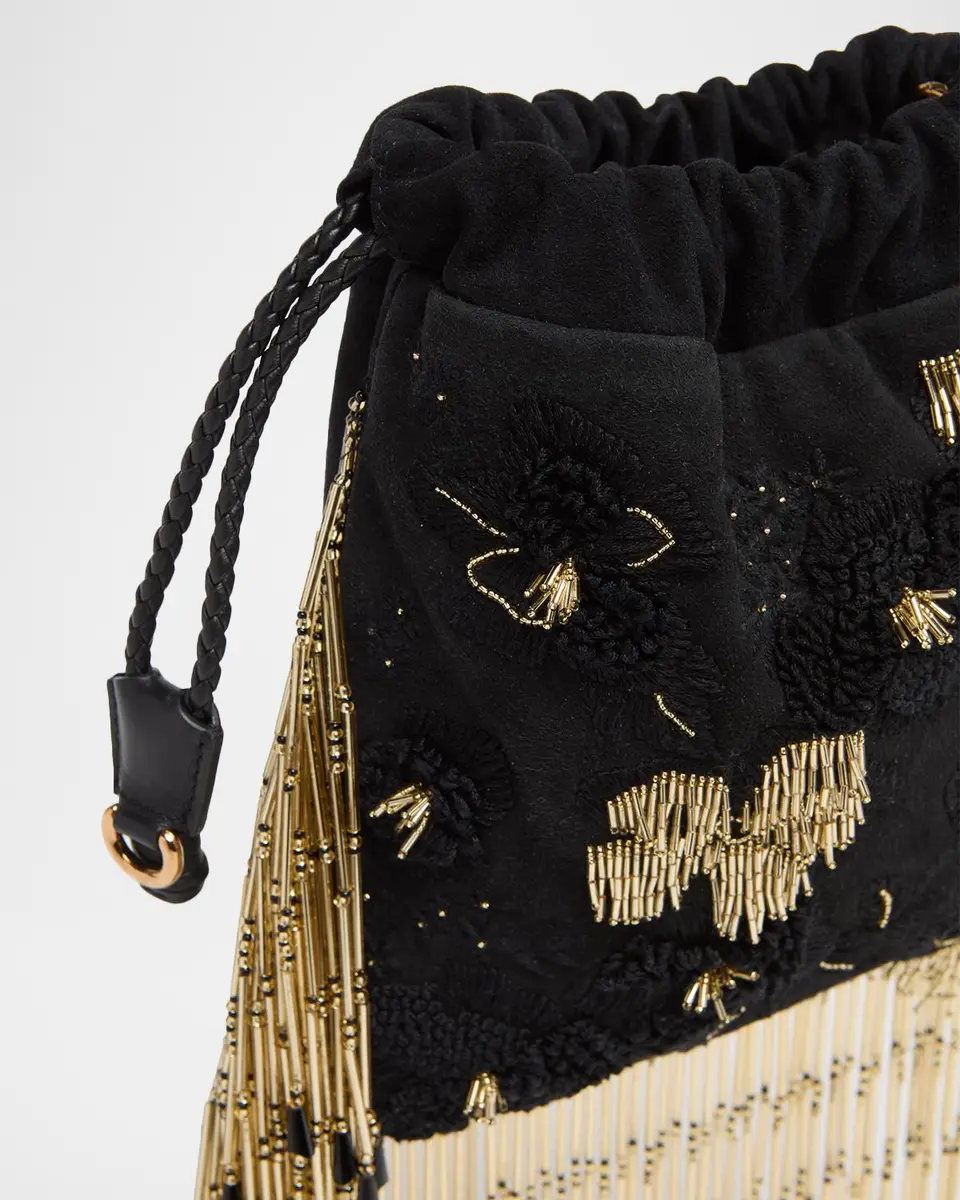 Etro Kalispera Small Beaded Suede Shoulder Bag | Thumbnail 6 Etro Kalispera Small Beaded Suede Shoulder Bag | Thumbnail 6