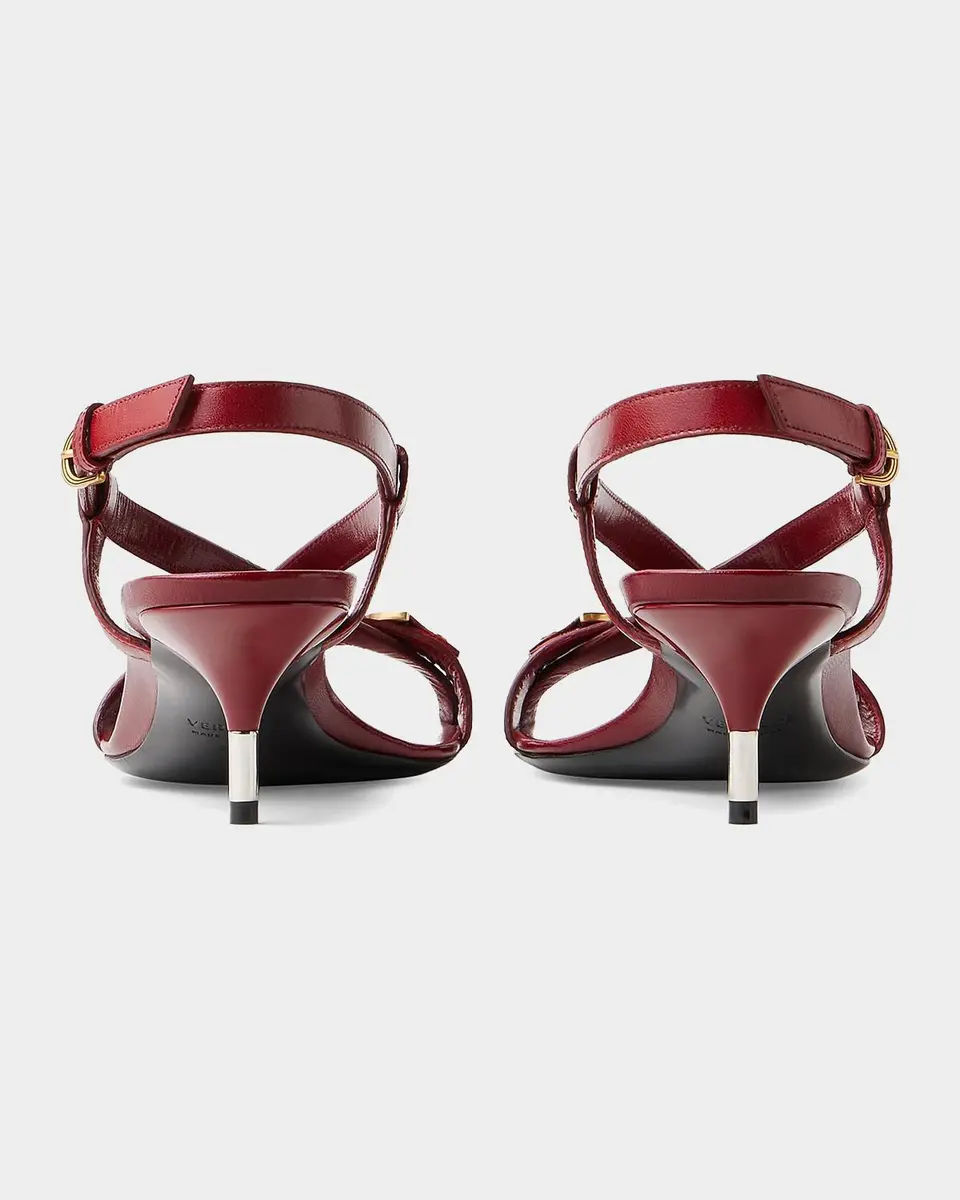 Versace Medusa 50MM Leather Sandals | Thumbnail 3