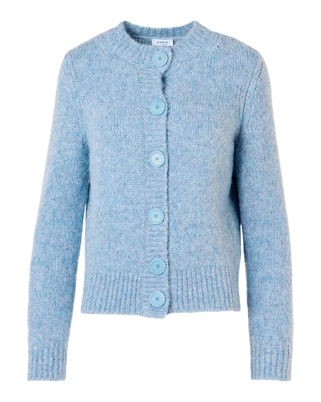 Fluffy Alpaca-Blend Cardigan