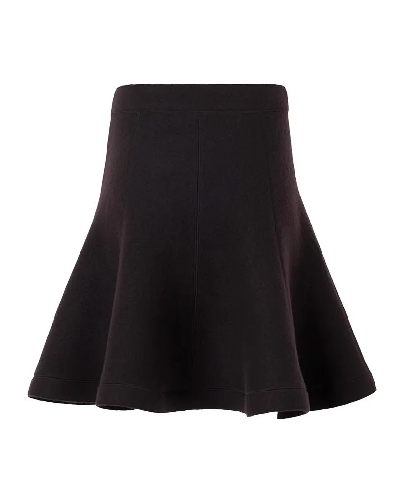 Akris punto Boiled Wool Panel Mini Skirt | Image 1 Akris punto Boiled Wool Panel Mini Skirt | Image 1