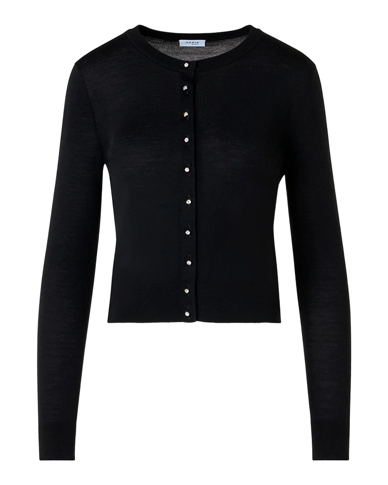 Merino Wool Crewneck Cardigan Merino Wool Crewneck Cardigan