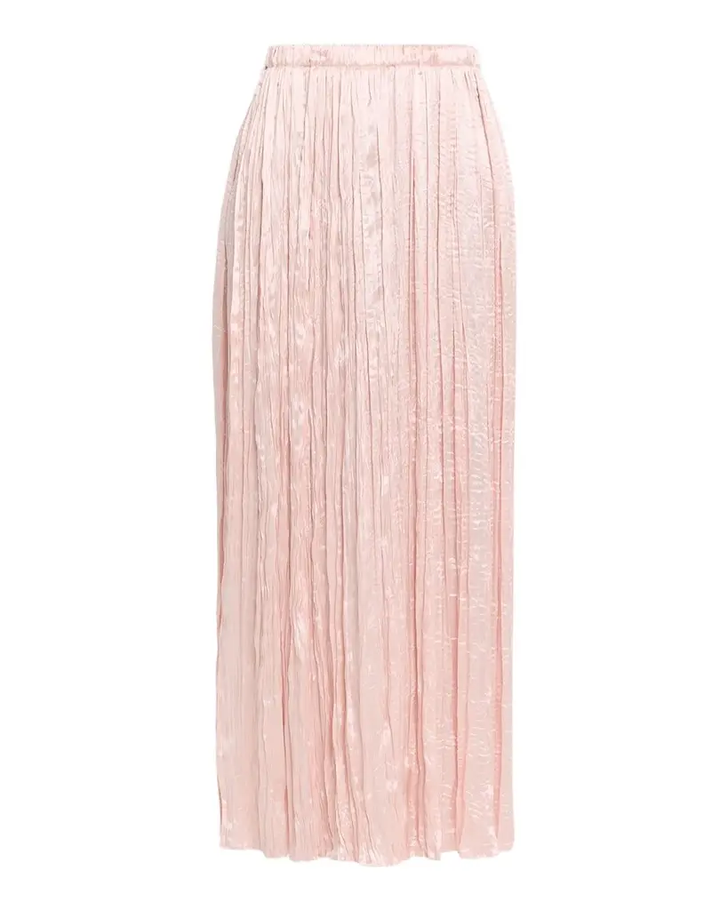 Adam Lippes Aria Pleated Silk Maxi Skirt