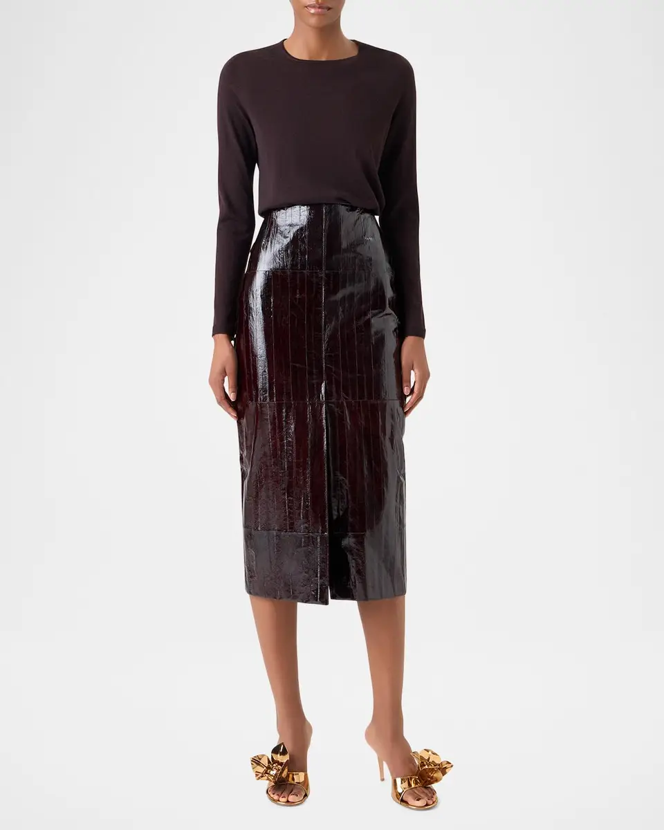 Akris Cashmere-Silk Fine Gauge Knit Sweater | Thumbnail 2 Akris Cashmere-Silk Fine Gauge Knit Sweater | Thumbnail 2