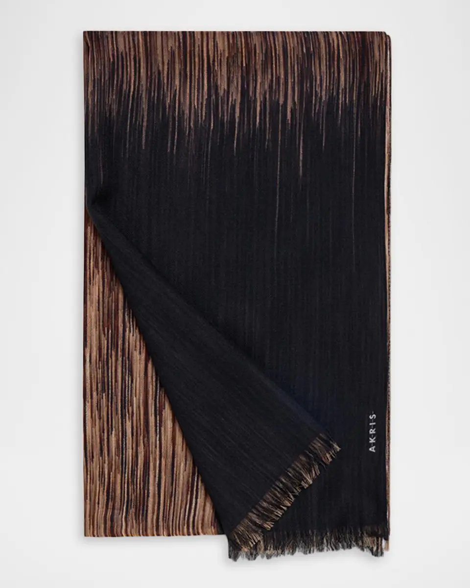 Akris Cashmere Oro Lienzo Scarf | Thumbnail 2 Akris Cashmere Oro Lienzo Scarf | Thumbnail 2