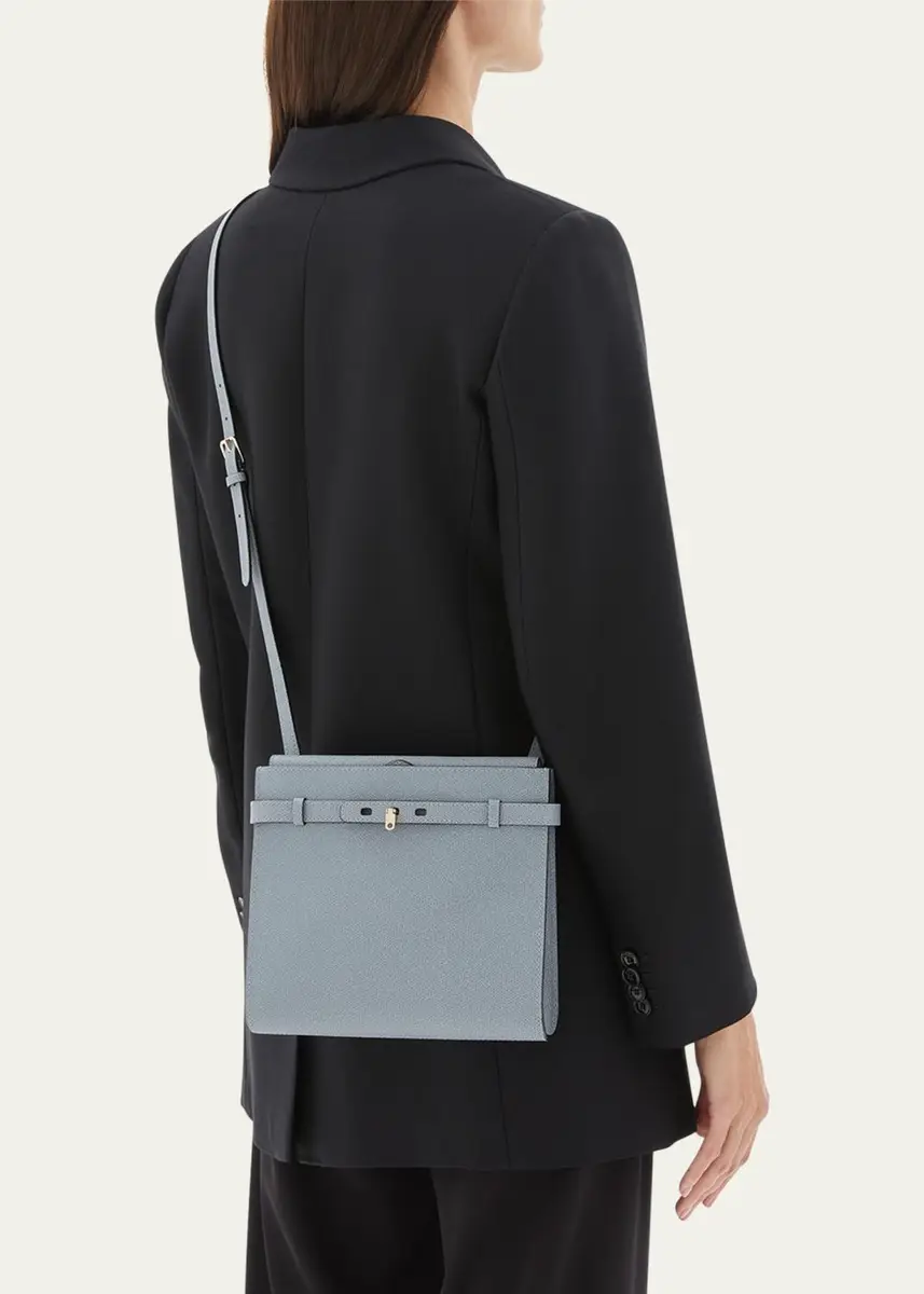 Valextra B-Tracollina Leather Shoulder Bag | Thumbnail 2 Valextra B-Tracollina Leather Shoulder Bag | Thumbnail 2