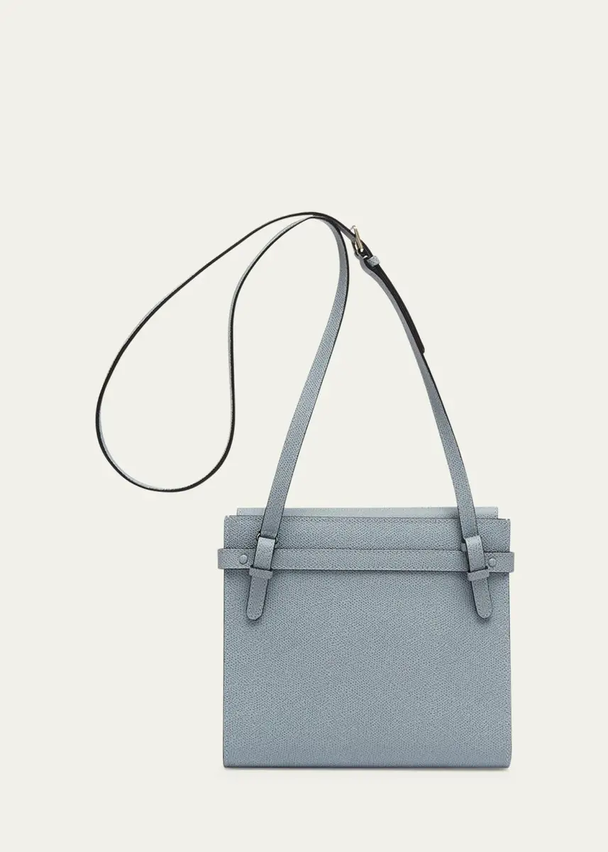 Valextra B-Tracollina Leather Shoulder Bag | Thumbnail 3 Valextra B-Tracollina Leather Shoulder Bag | Thumbnail 3