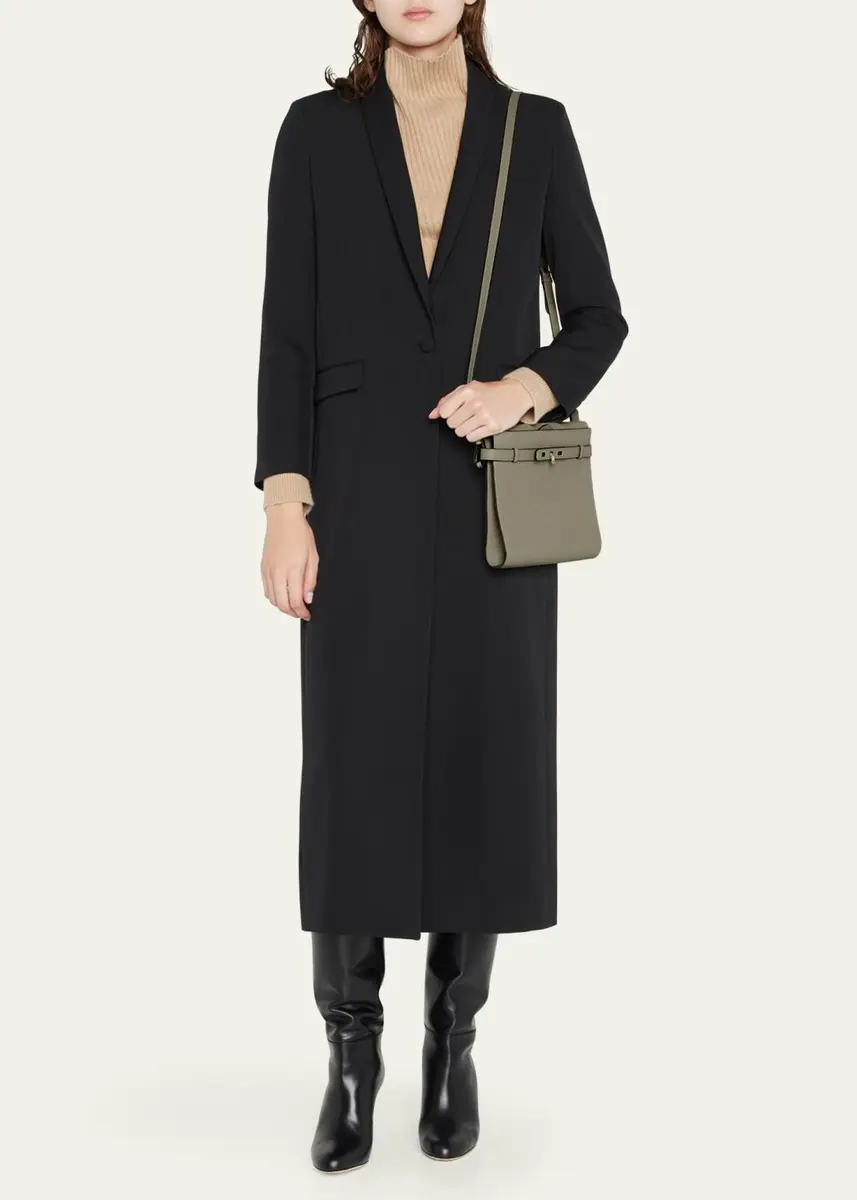 Valextra B-Tracollina Leather Shoulder Bag | Thumbnail 5 Valextra B-Tracollina Leather Shoulder Bag | Thumbnail 5