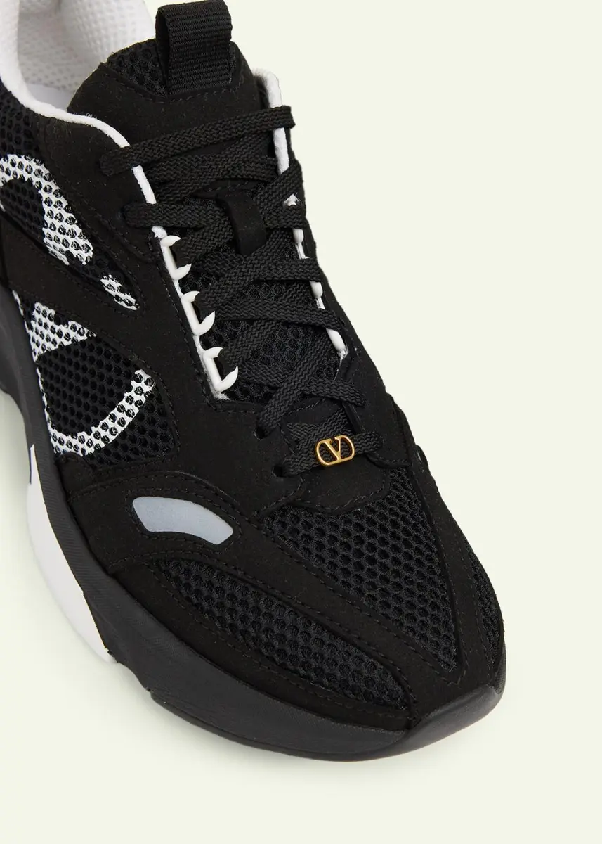 Valentino Garavani Men's V-Logo Mesh Sneakers | Thumbnail 5