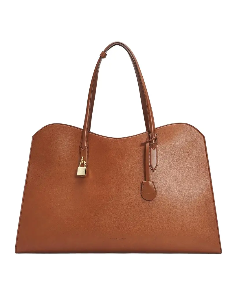 Stella McCartney Ryder Embossed Faux-Leather Weekender Bag | Image 1 Stella McCartney Ryder Embossed Faux-Leather Weekender Bag | Image 1
