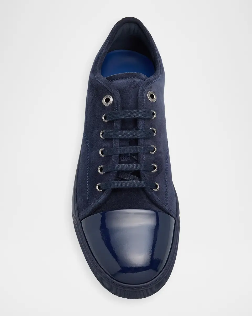 Lanvin DBB1 Leather Low-Top Sneakers | Thumbnail 4 Lanvin DBB1 Leather Low-Top Sneakers | Thumbnail 4