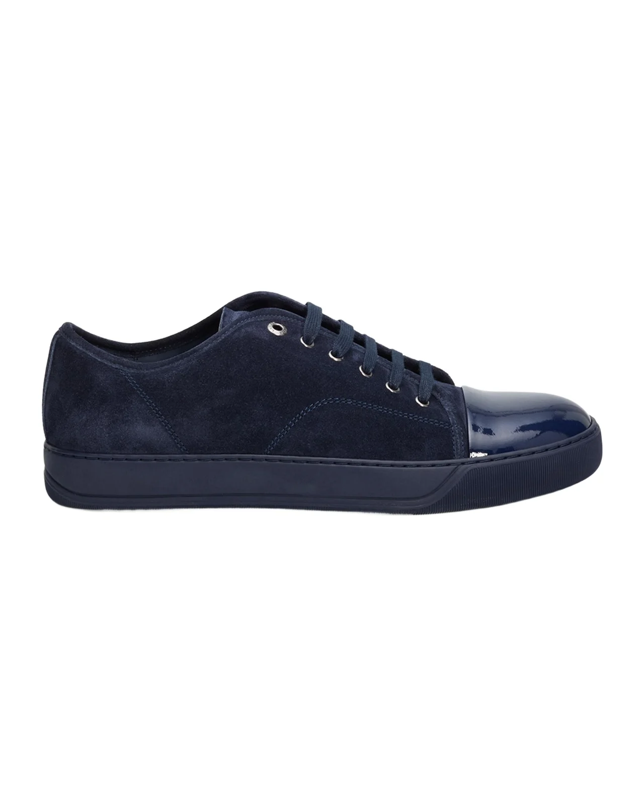 Lanvin DBB1 Leather Low-Top Sneakers