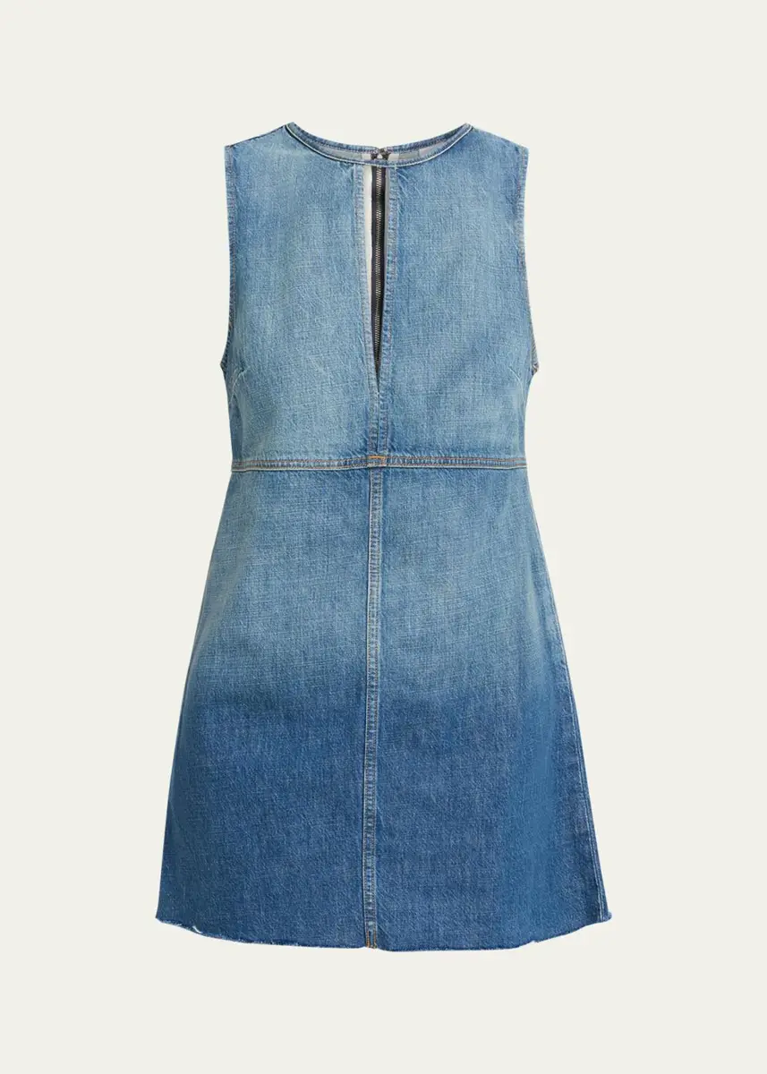 RE/DONE Tate Denim Mini Dress | Thumbnail 2 RE/DONE Tate Denim Mini Dress | Thumbnail 2