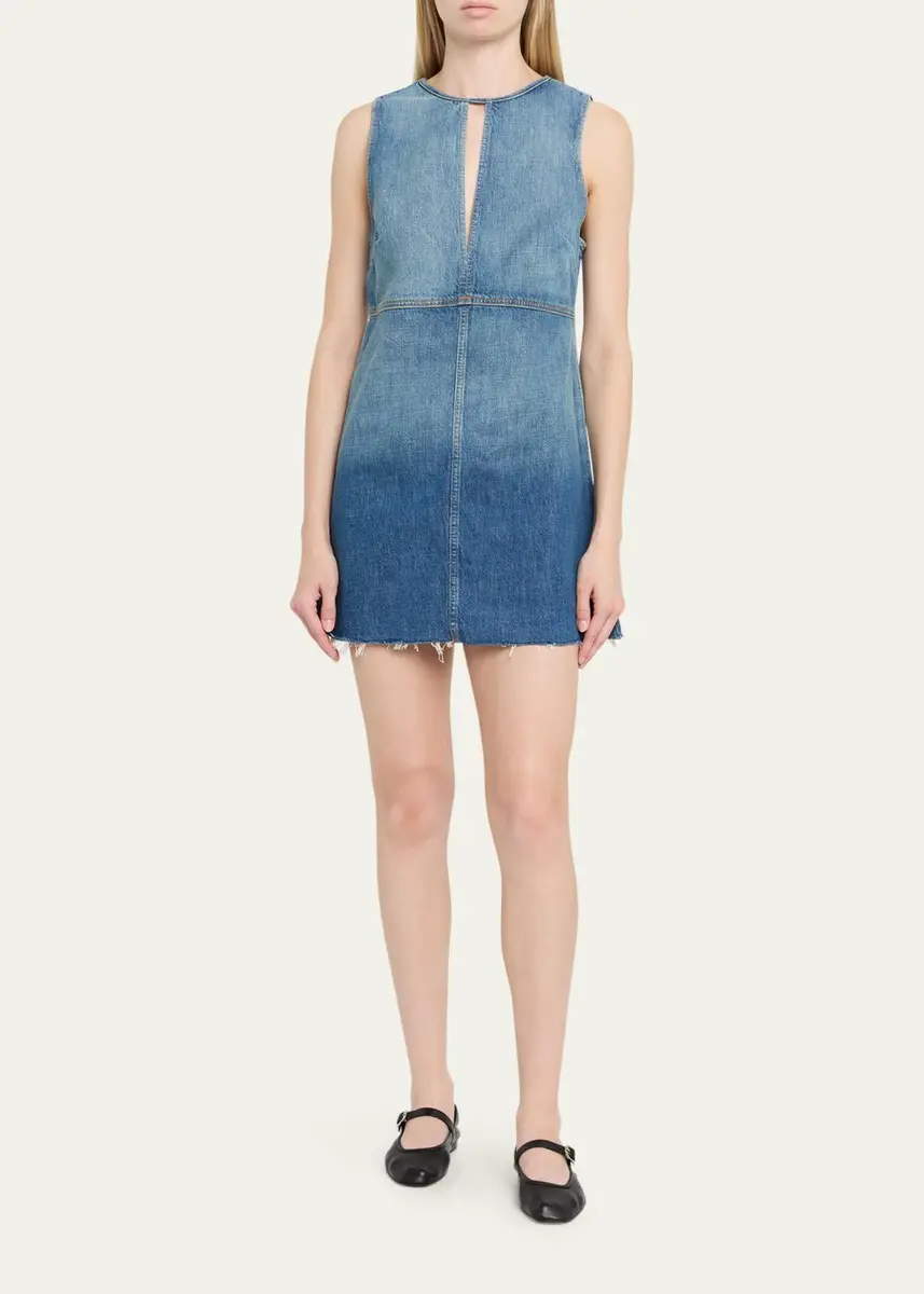 RE/DONE Tate Denim Mini Dress | Thumbnail 3 RE/DONE Tate Denim Mini Dress | Thumbnail 3