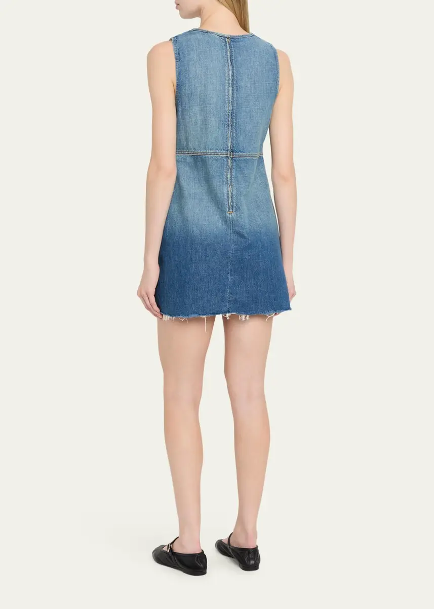 RE/DONE Tate Denim Mini Dress | Thumbnail 4 RE/DONE Tate Denim Mini Dress | Thumbnail 4