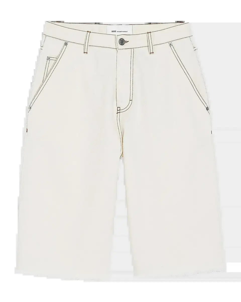 AMI PARIS Wide-Leg Denim Shorts | Thumbnail 2 AMI PARIS Wide-Leg Denim Shorts | Thumbnail 2