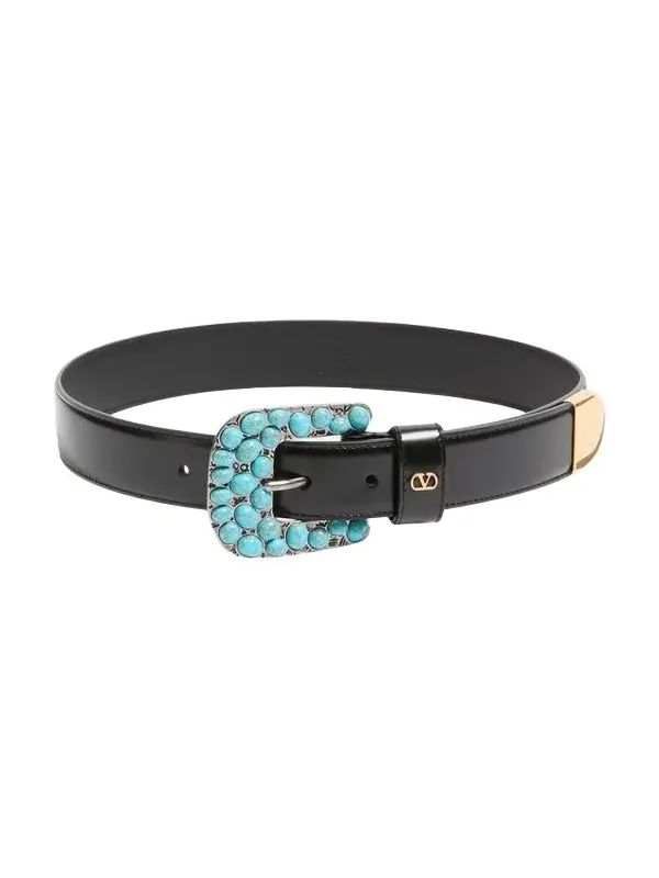 VLogo Signature Brushed Calfskin Belt, 30mm VLogo Signature Brushed Calfskin Belt, 30mm