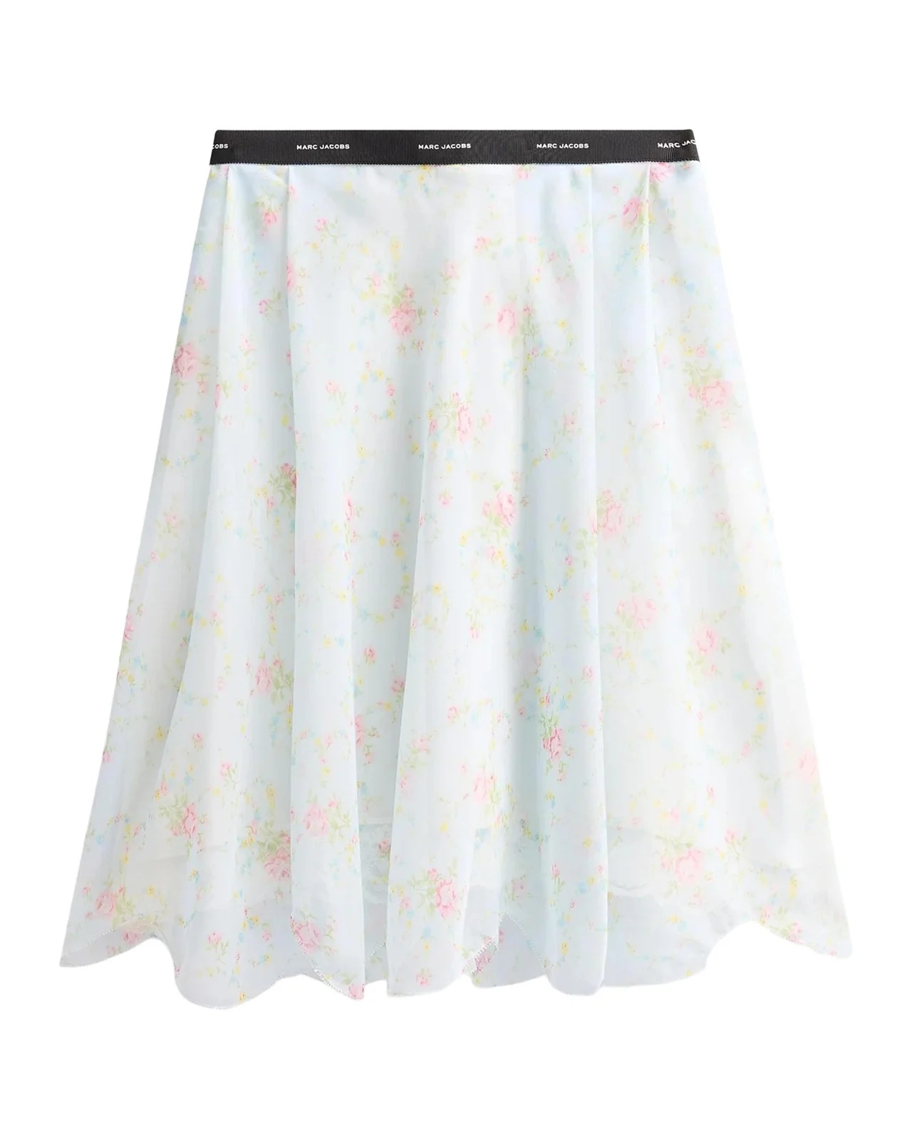 Blurred Floral Chiffon Skirt Blurred Floral Chiffon Skirt