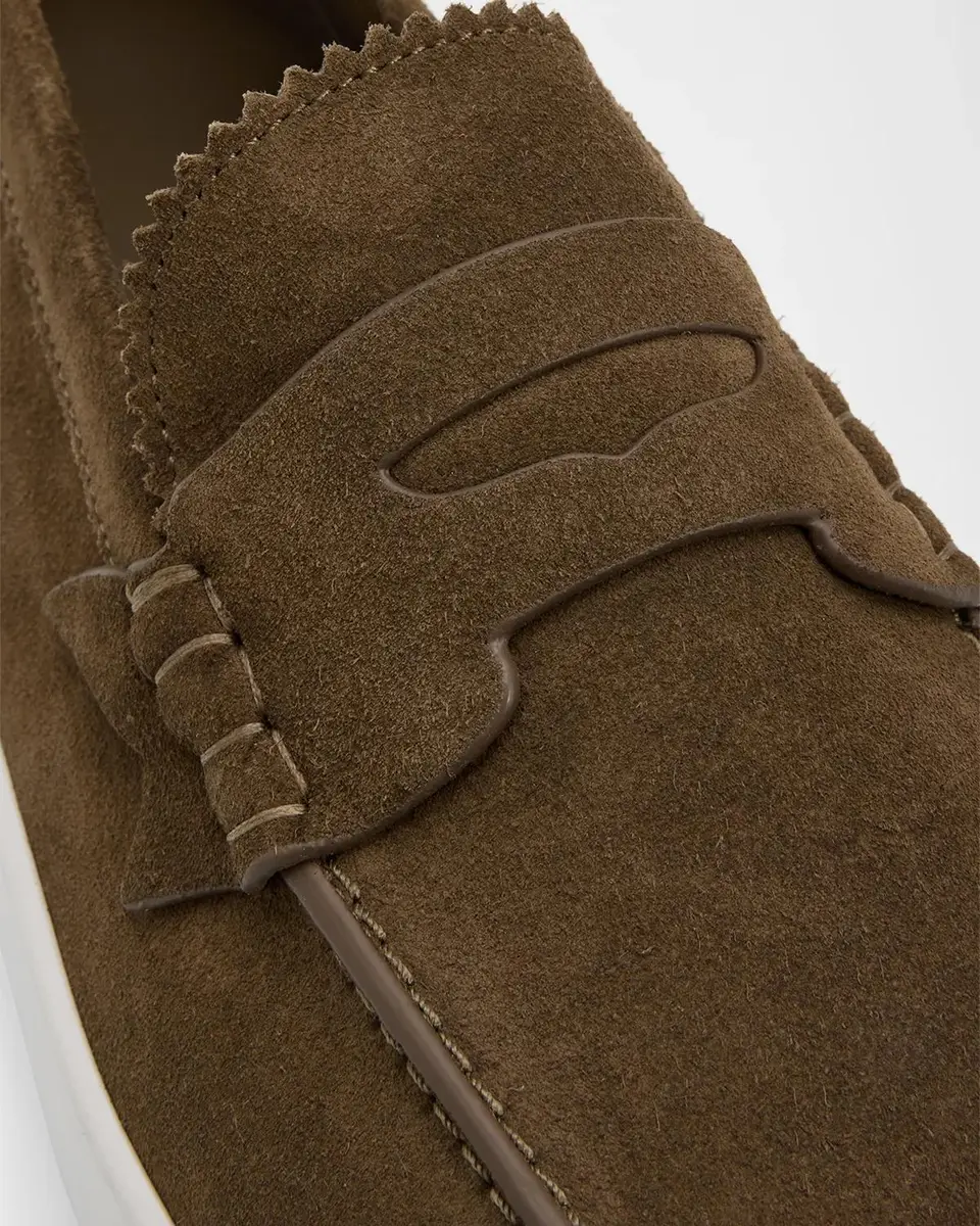 Christian Louboutin Men's The Harold I Flat Leather Red-Sole Boat Shoes | Thumbnail 3