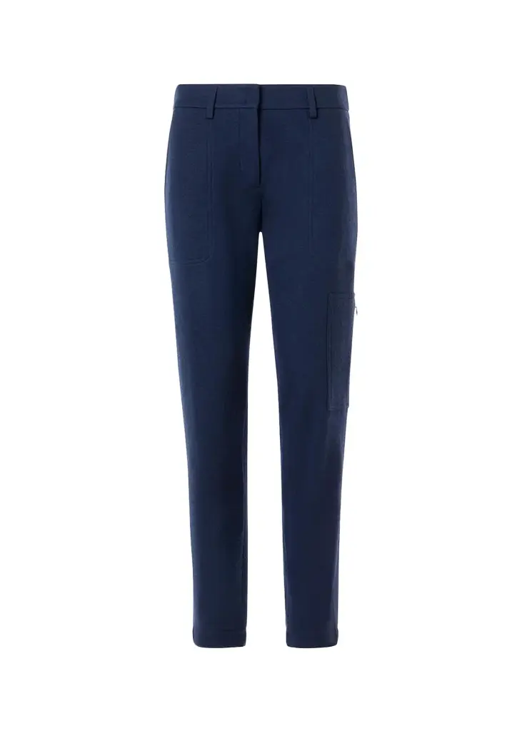 Akris punto Mila Wool Tapered-Leg Ankle Cargo Pants | Image 1 Akris punto Mila Wool Tapered-Leg Ankle Cargo Pants | Image 1
