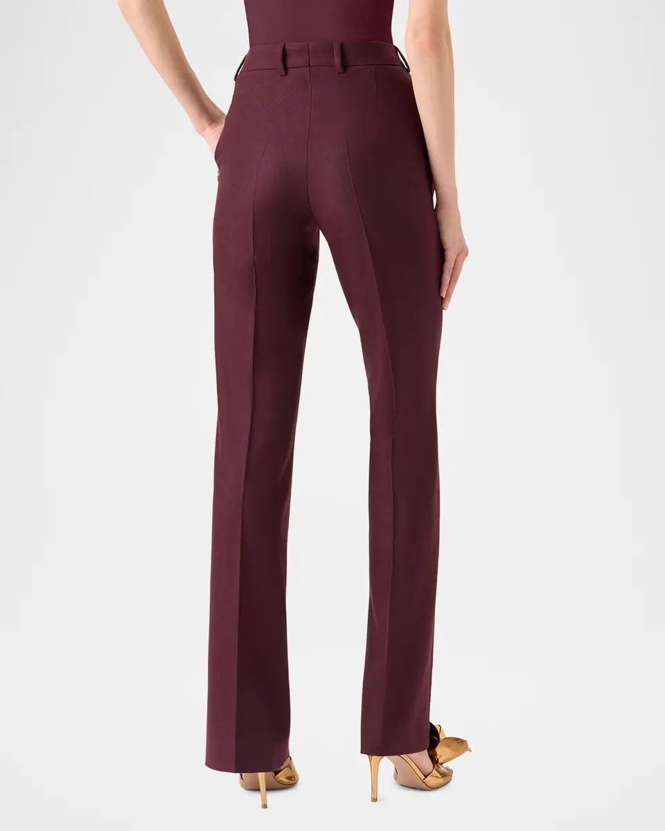 Akris Wool Stretch Flannel Bootcut Trousers | Thumbnail 3 Akris Wool Stretch Flannel Bootcut Trousers | Thumbnail 3