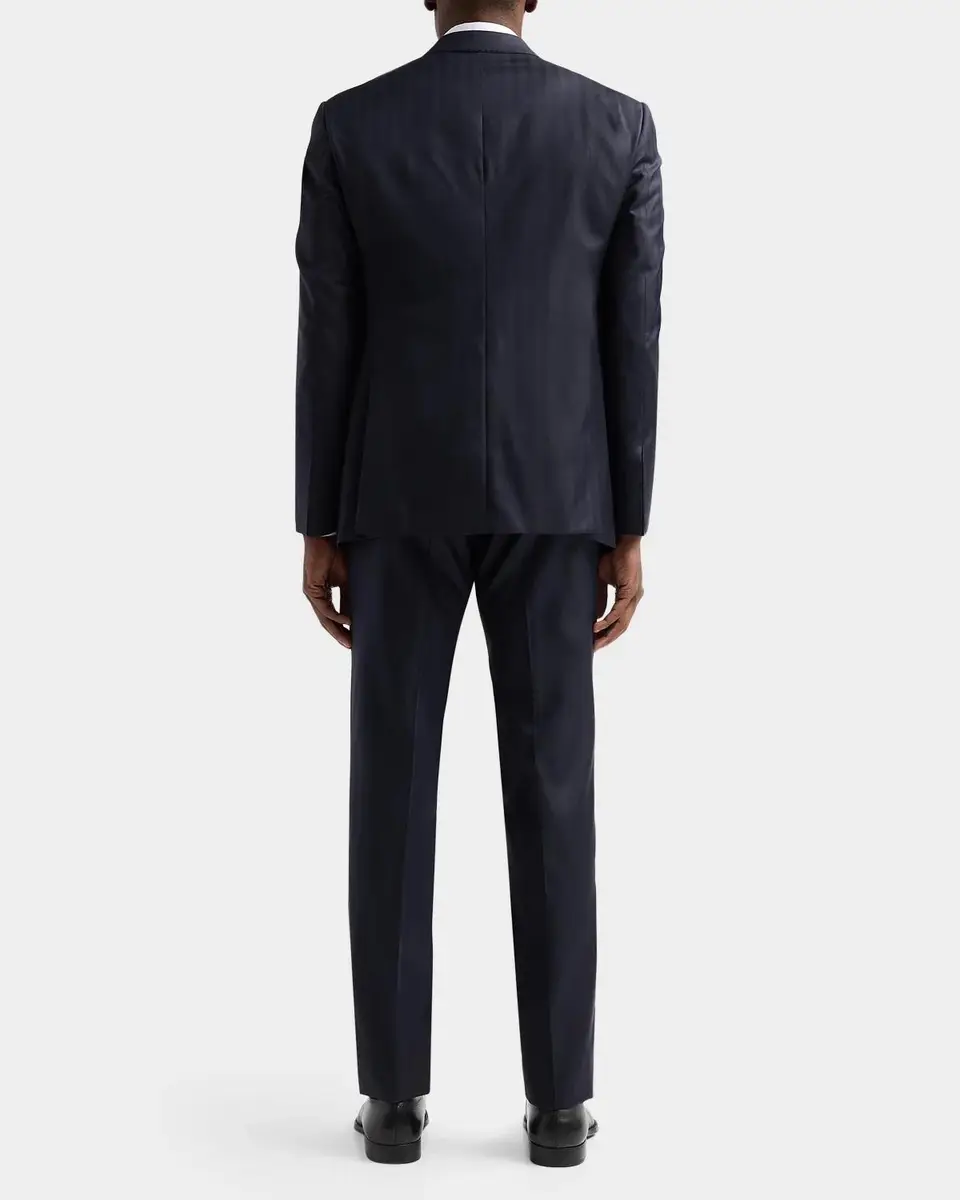 Giorgio Armani Striped Herringbone Wool Single-Breasted Suit | Thumbnail 3