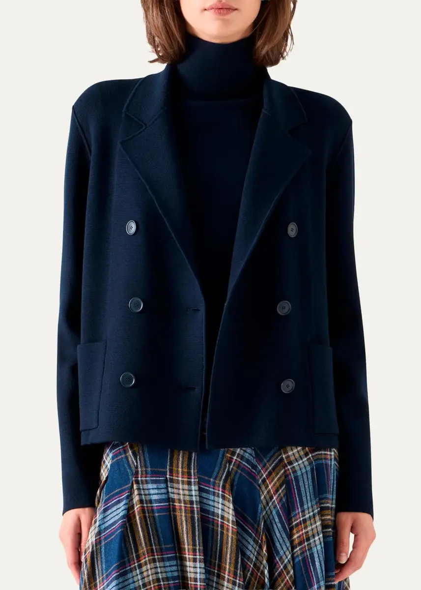 Akris punto Stretch Wool Cardigan-Style Jacket | Thumbnail 4 Akris punto Stretch Wool Cardigan-Style Jacket | Thumbnail 4