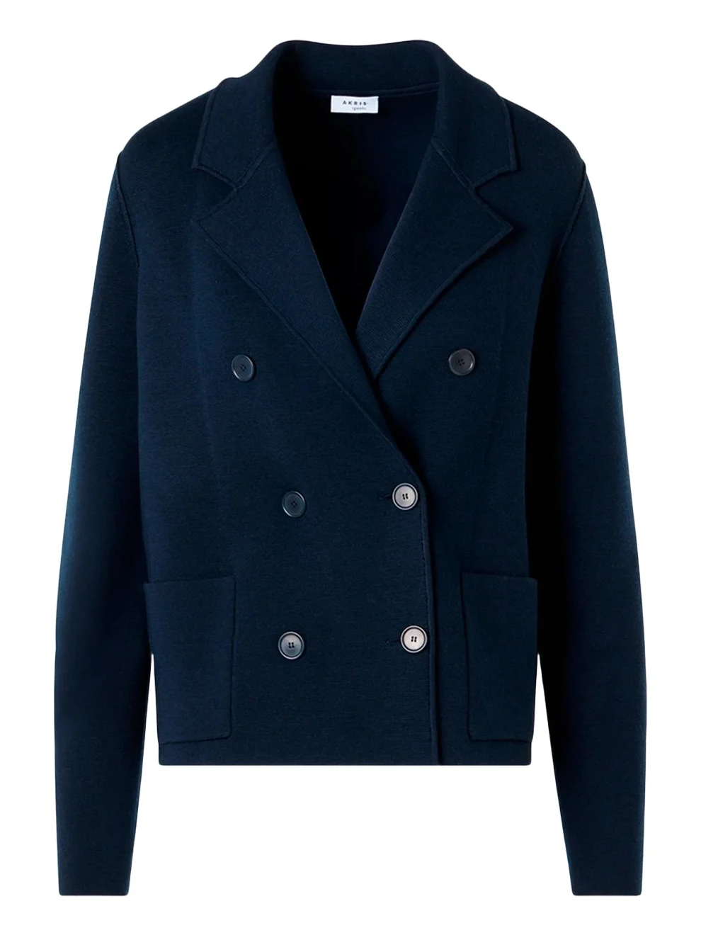 Stretch Wool Cardigan-Style Jacket