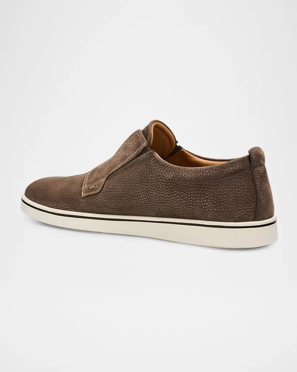 Ferragamo Men's Alfievit Leather Loafers | Thumbnail 2