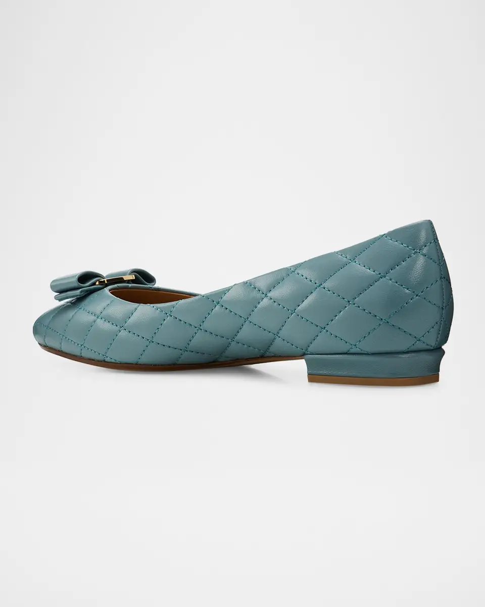 Ferragamo Varina Quilted Leather Ballet Flats | Thumbnail 4 Ferragamo Varina Quilted Leather Ballet Flats | Thumbnail 4