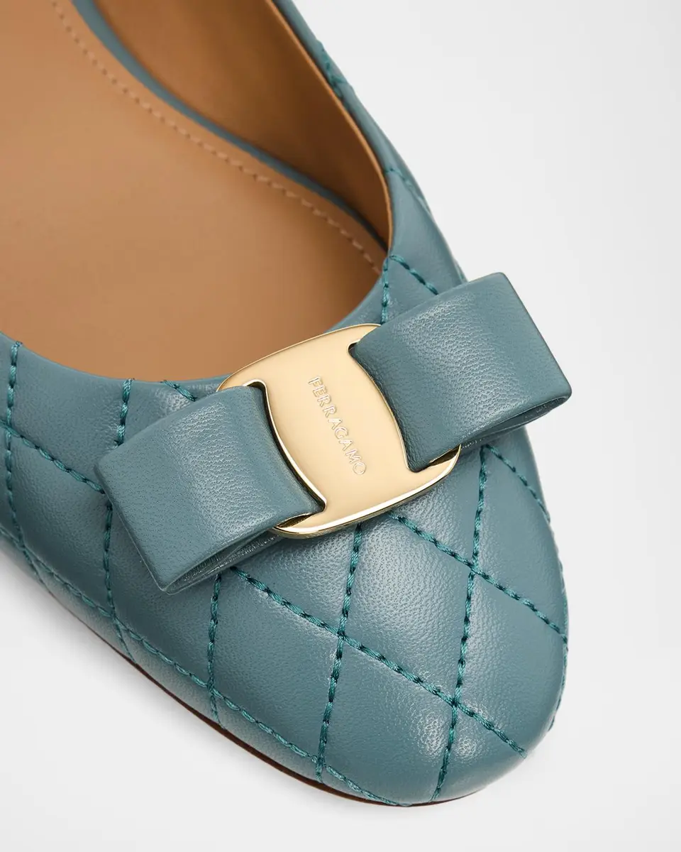 Ferragamo Varina Quilted Leather Ballet Flats | Thumbnail 5 Ferragamo Varina Quilted Leather Ballet Flats | Thumbnail 5