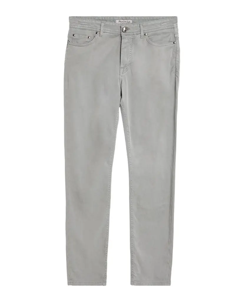 Sartorio Men's Cotton-Blend Slim-Leg Trousers