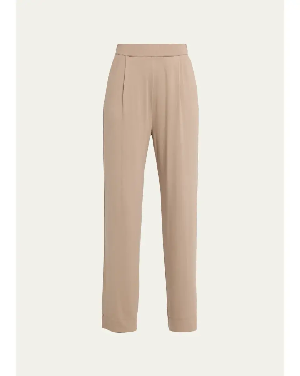 MAJESTIC FILATURES Soft Touch Straight-Leg Pants | Image 1 MAJESTIC FILATURES Soft Touch Straight-Leg Pants | Image 1