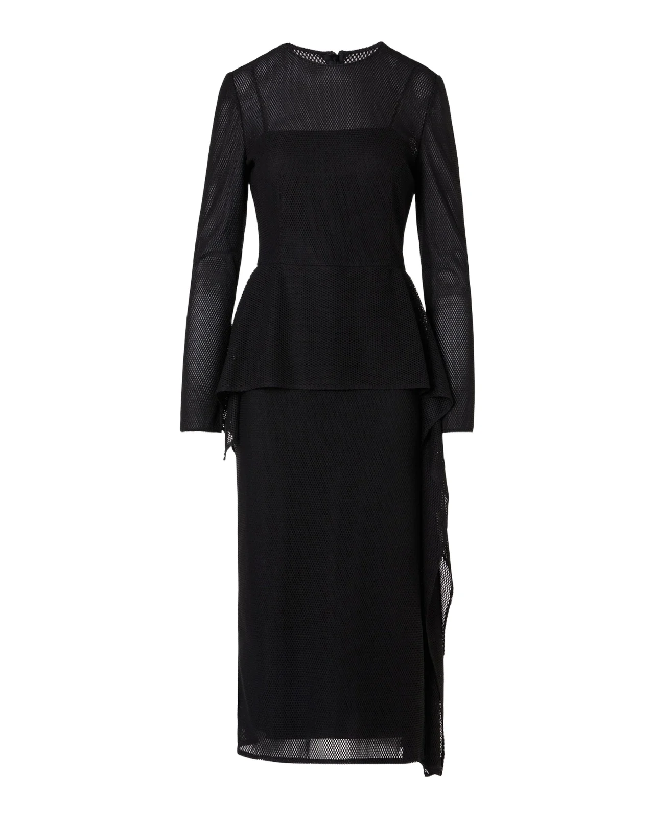 Semi-Sheer Technical Mesh Midi Dress Semi-Sheer Technical Mesh Midi Dress