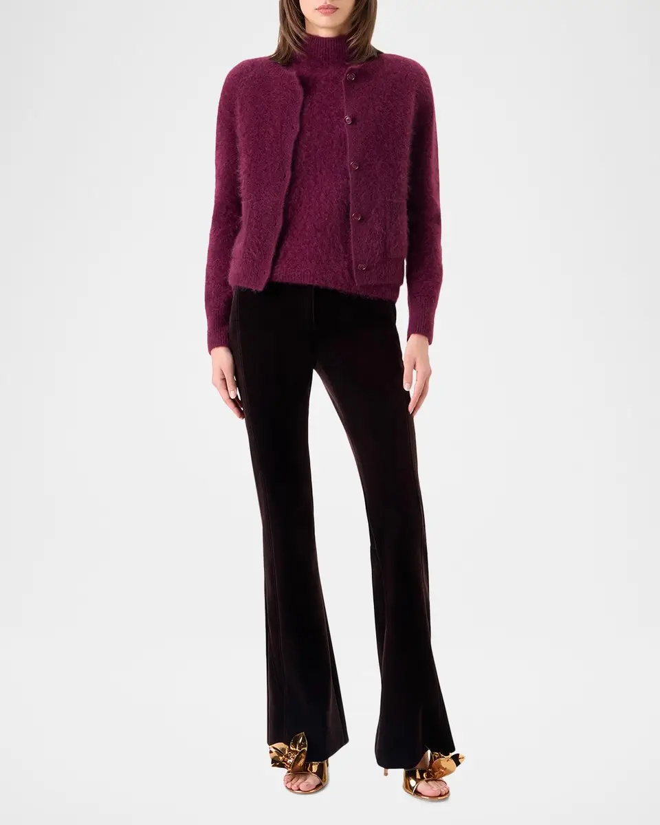 Akris Brushed Cashmere Crewneck Cardigan | Thumbnail 2 Akris Brushed Cashmere Crewneck Cardigan | Thumbnail 2