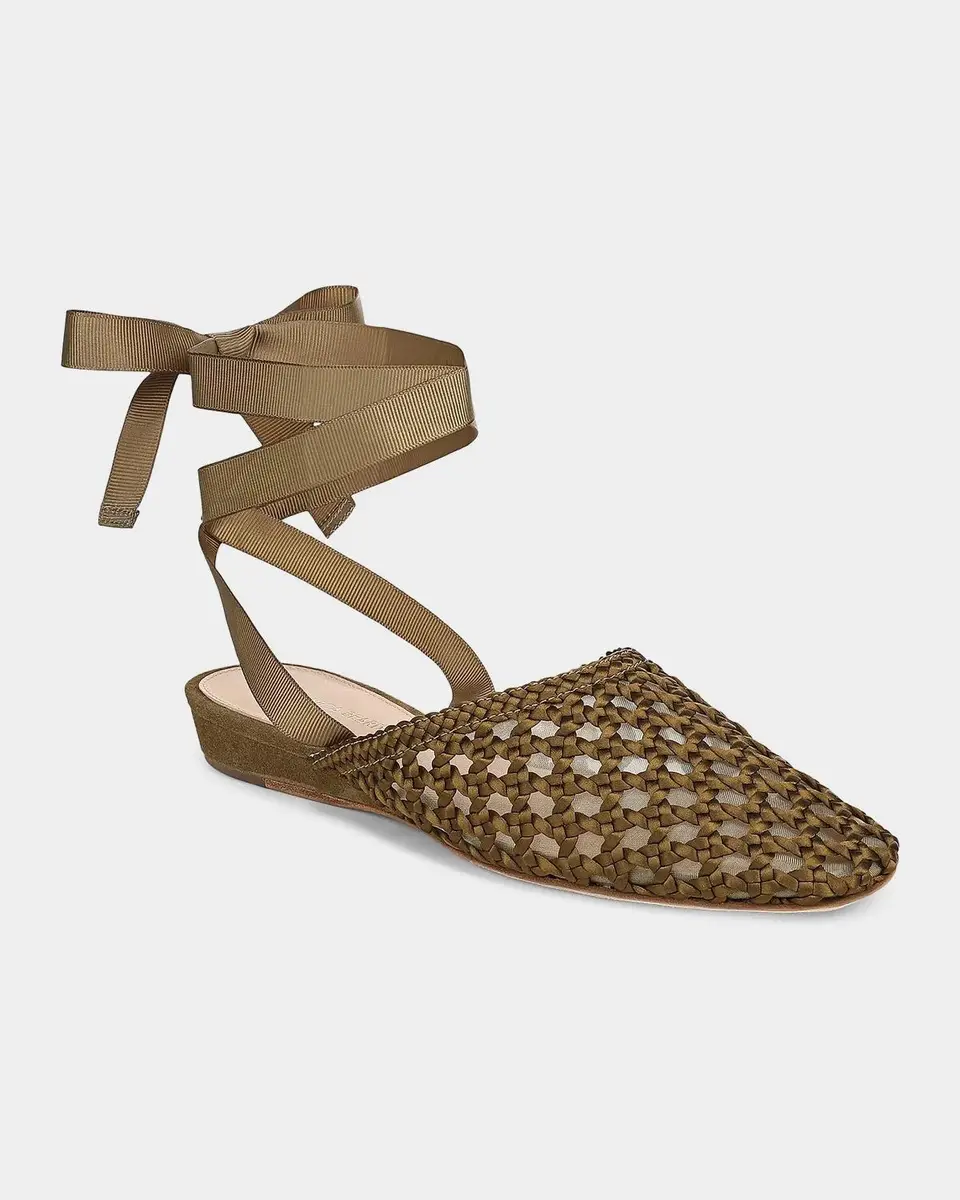Veronica Beard Malia Satin Mules | Thumbnail 4 Veronica Beard Malia Satin Mules | Thumbnail 4