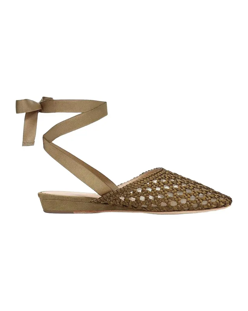 Veronica Beard Malia Satin Mules