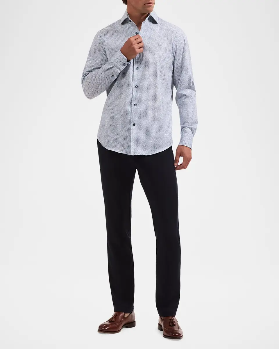Bugatchi OoohCotton Devon Long-Sleeve Shirt | Thumbnail 2 Bugatchi OoohCotton Devon Long-Sleeve Shirt | Thumbnail 2