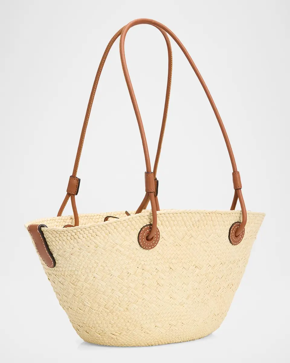 Loewe Anagram Small Woven Basket Tote Bag | Thumbnail 2