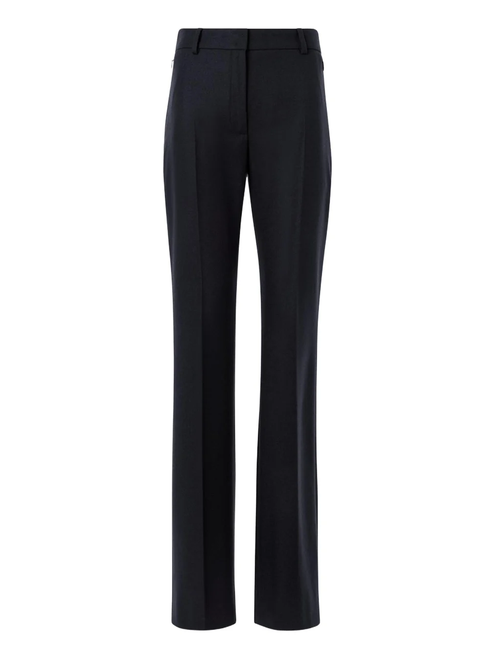Wool Stretch Flannel Bootcut Trousers