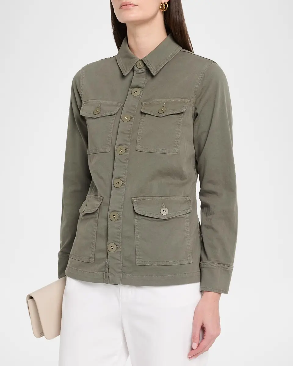 L'Agence Ramsey Utility Cotton Jacket | Thumbnail 4 L'Agence Ramsey Utility Cotton Jacket | Thumbnail 4