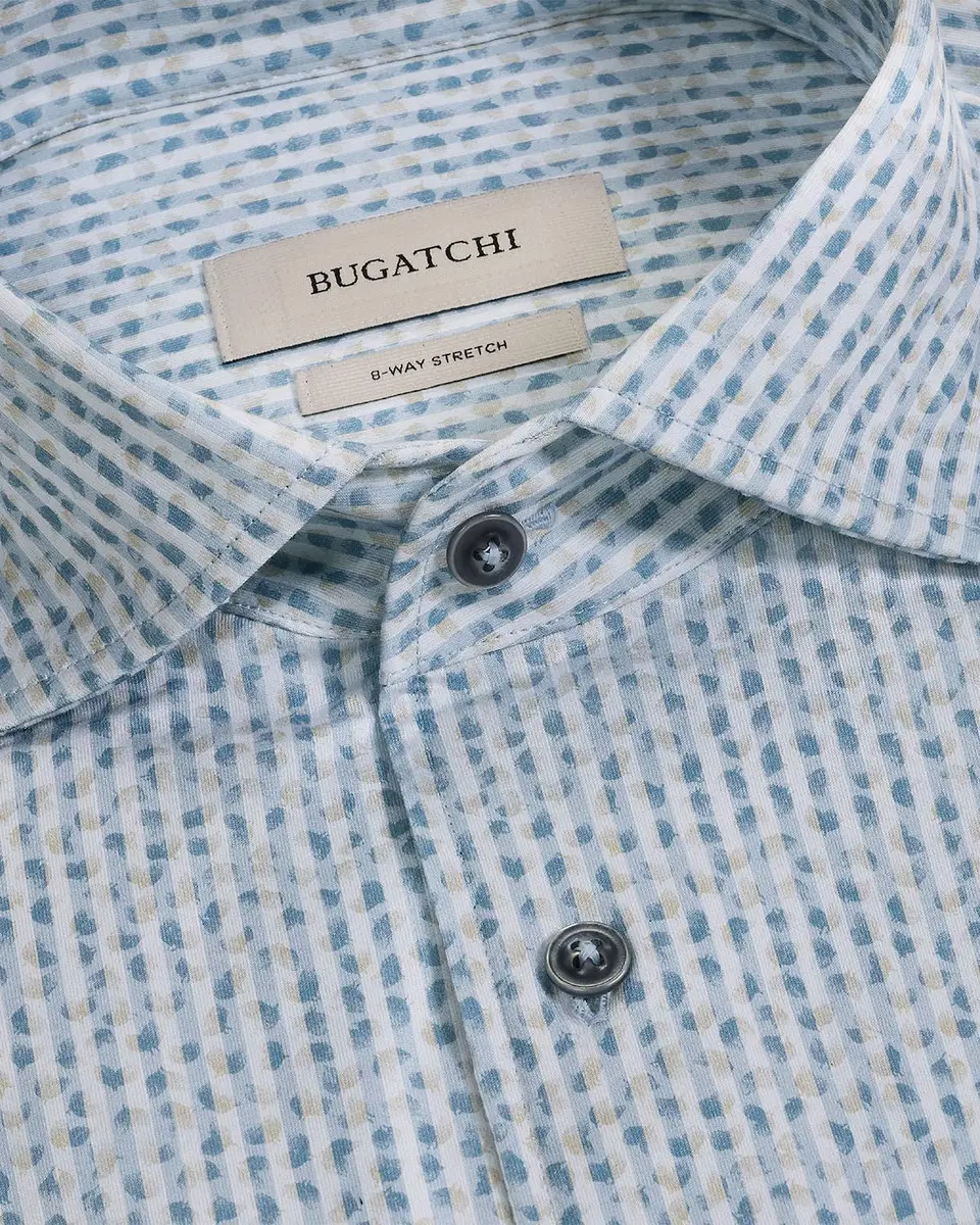 Bugatchi Men's OoohCotton Devon Printed Long-Sleeve Shirt | Thumbnail 2 Bugatchi Men's OoohCotton Devon Printed Long-Sleeve Shirt | Thumbnail 2