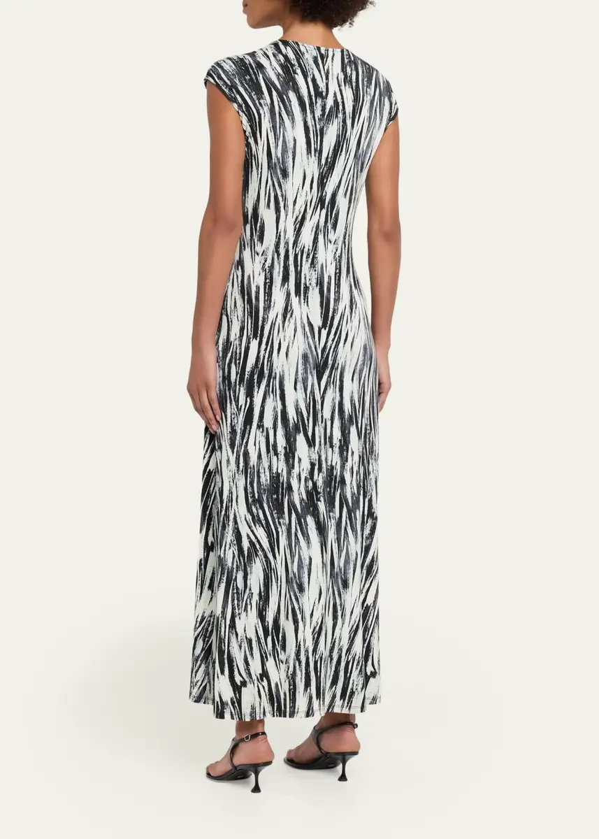 Proenza Schouler White Label Miranda Belted A-Line Maxi Dress | Thumbnail 3