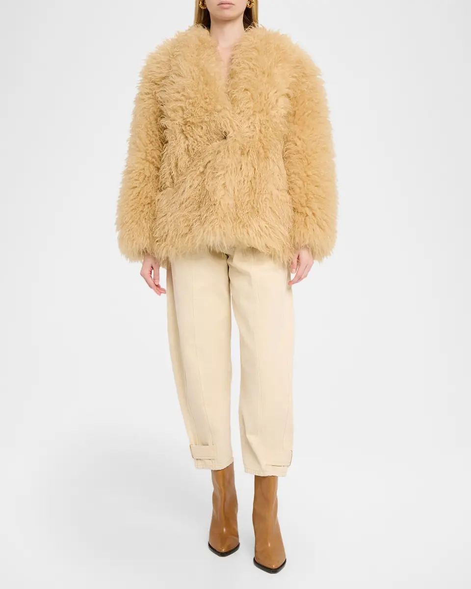 Isabel Marant Mylae Faux-Fur Coat | Thumbnail 2