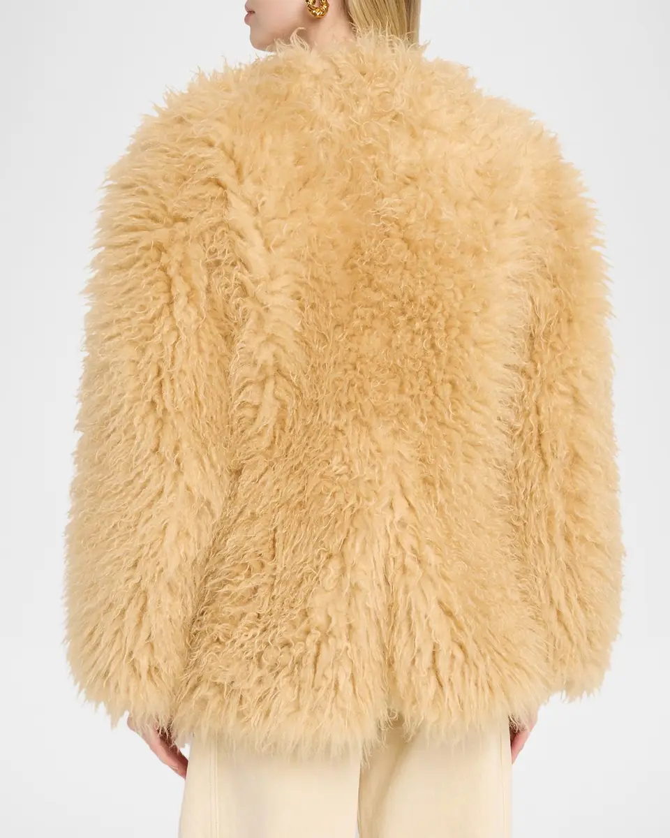 Isabel Marant Mylae Faux-Fur Coat | Thumbnail 3